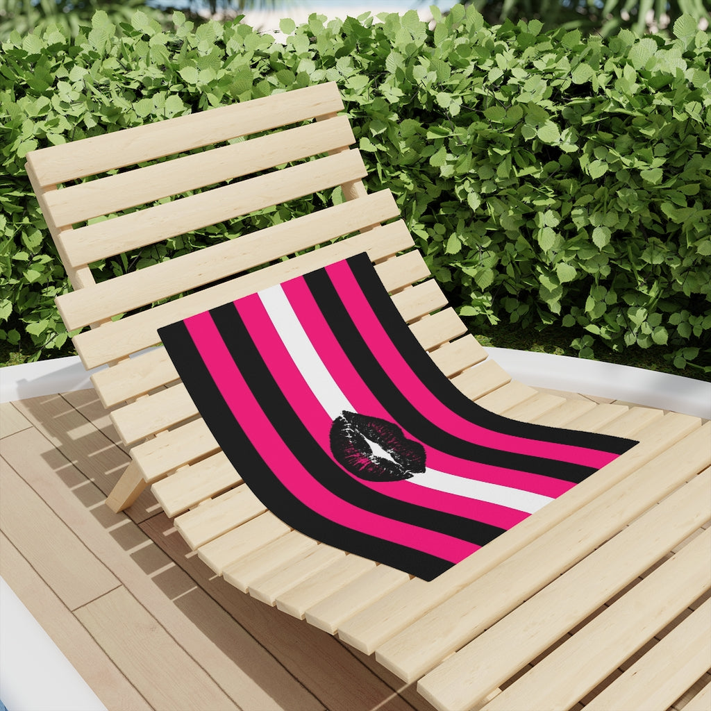 Queer Femme Pride Flag Beach Towels - 3 sizes