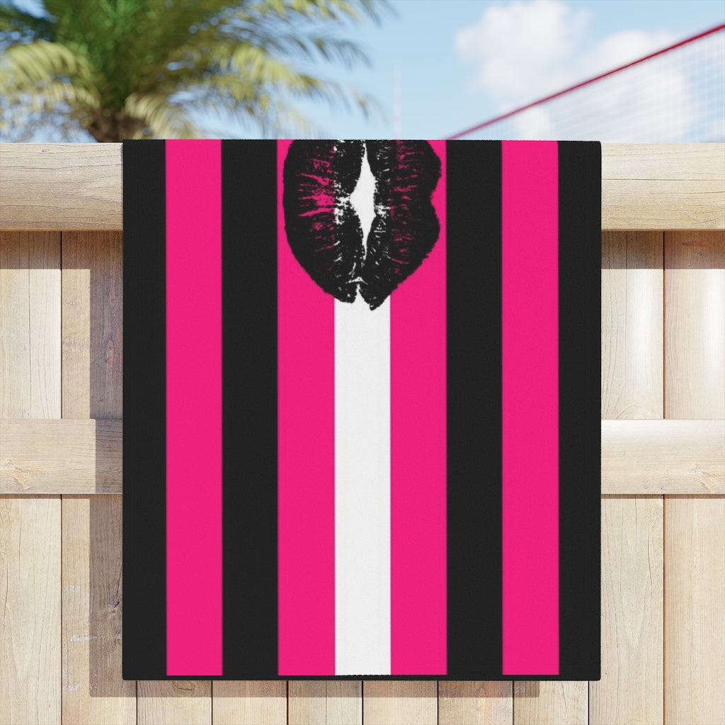 Queer Femme Pride Flag Beach Towels - 3 sizes