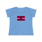 Non-Binary Femme Pride Strip t-shirt - Curvy Cut Plus size Tee, sizes 14-28w 2xl-5xl