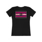Femme-Visibility Kiss, Double Side Print T-shirt - up to 2x