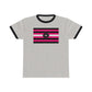 Old-school Queer Femme Pride Ringer Tee - up to 4xL