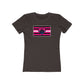 BiSexual Queer Femme Pride flag heart T-shirt - up to 2x lgbt Bi Femme Visibility
