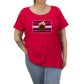 BIPOC Fist Queer Femme Pride t-shirt - Plus size Tee, sizes 14-28w