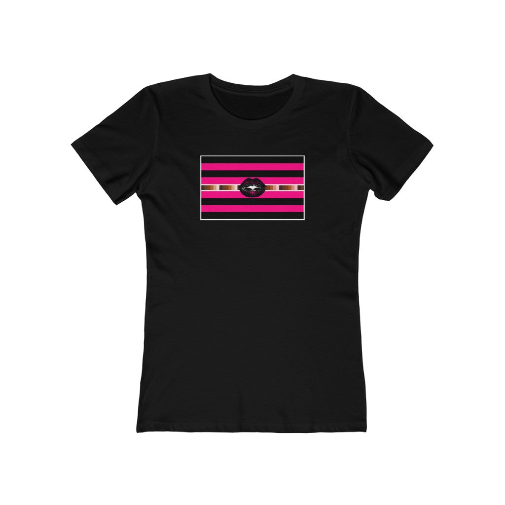 BIPOC Femme Pride strip - Boyfriend Tee T-shirt - up to 2x
