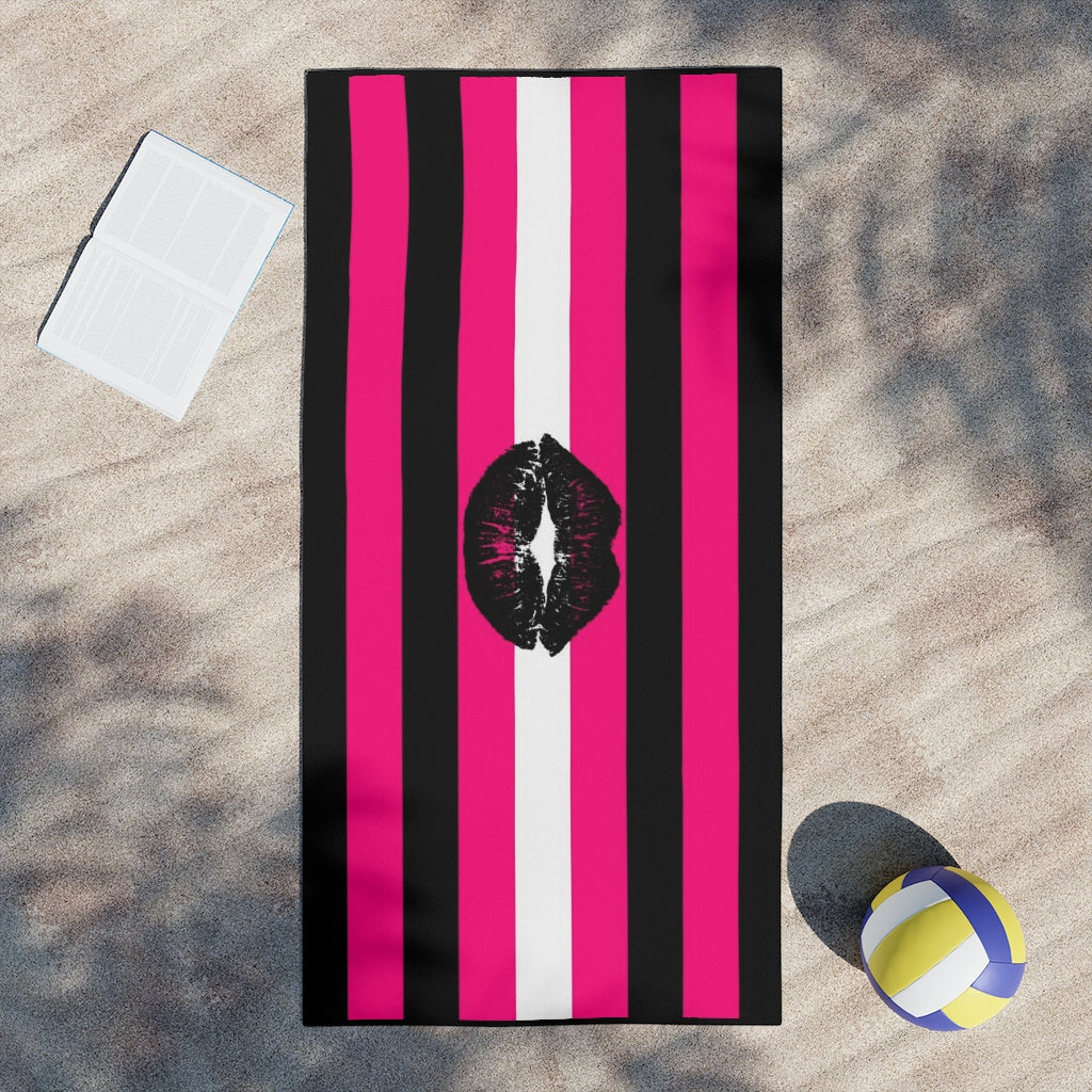 Queer Femme Pride Flag Beach Towels - 3 sizes