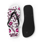 Queer Femme Pride 'Femme Toss' print Flip Flops, Sandals