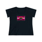 Pansexual Queer Femme Pride Heart t-shirt - Curvy Cut Plus size Tee, sizes 14-28w 2xl-5xl