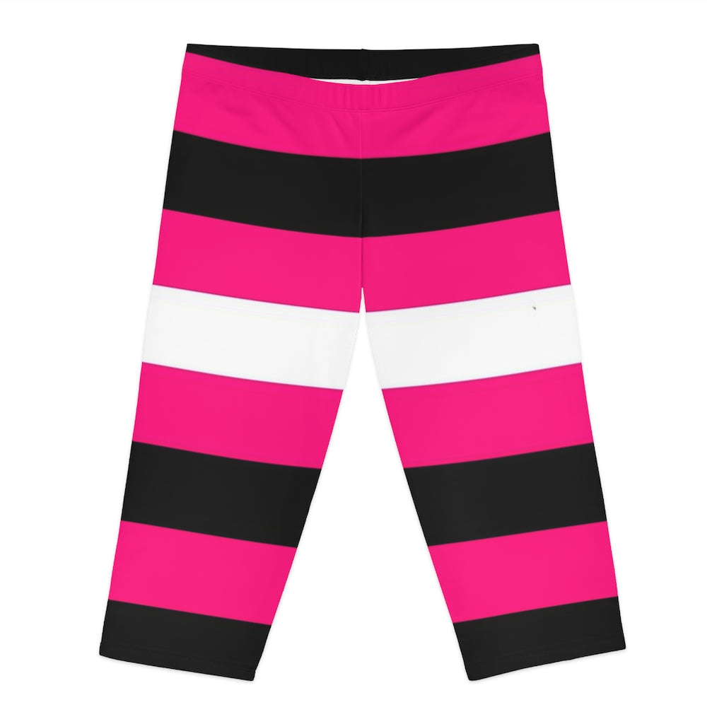 Queer Femme Pride Capri Leggings XS-2XL Plus