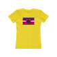 BiSexual Queer Femme Pride flag heart T-shirt - up to 2x lgbt Bi Femme Visibility
