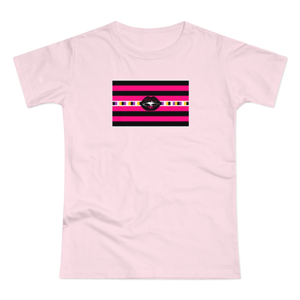 Non-Binary Queer Femme Pride Strip - Fitted Jersey T-shirt XS-2xl