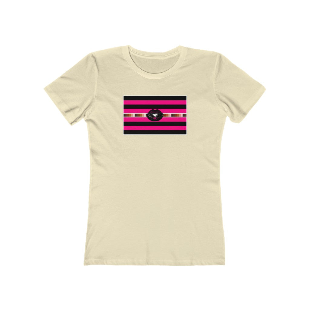 BIPOC Femme Pride strip - Boyfriend Tee T-shirt - up to 2x