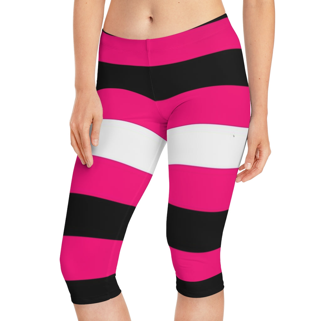 Queer Femme Pride Capri Leggings XS-2XL Plus