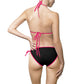 'Femme Toss' ~ Queer Femme Pride bikini ~ in black -- XS - 5X