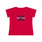Pansexual Queer Femme Pride Heart t-shirt - Curvy Cut Plus size Tee, sizes 14-28w 2xl-5xl