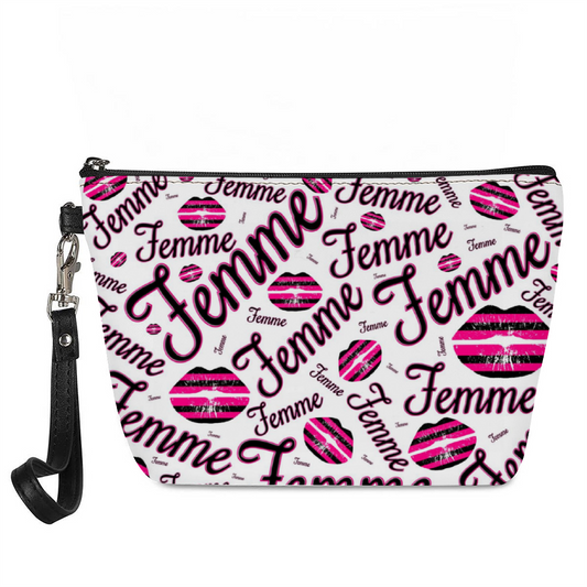 Queer Femme Pride Makeup Bag - Vegan