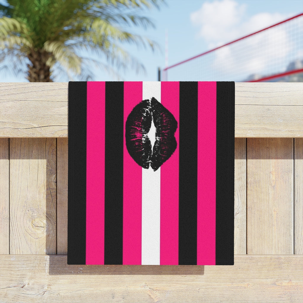 Queer Femme Pride Flag Beach Towels - 3 sizes