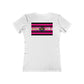 Femme-Visibility Kiss, Double Side Print T-shirt - up to 2x