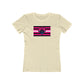 BiSexual Queer Femme Pride flag heart T-shirt - up to 2x lgbt Bi Femme Visibility
