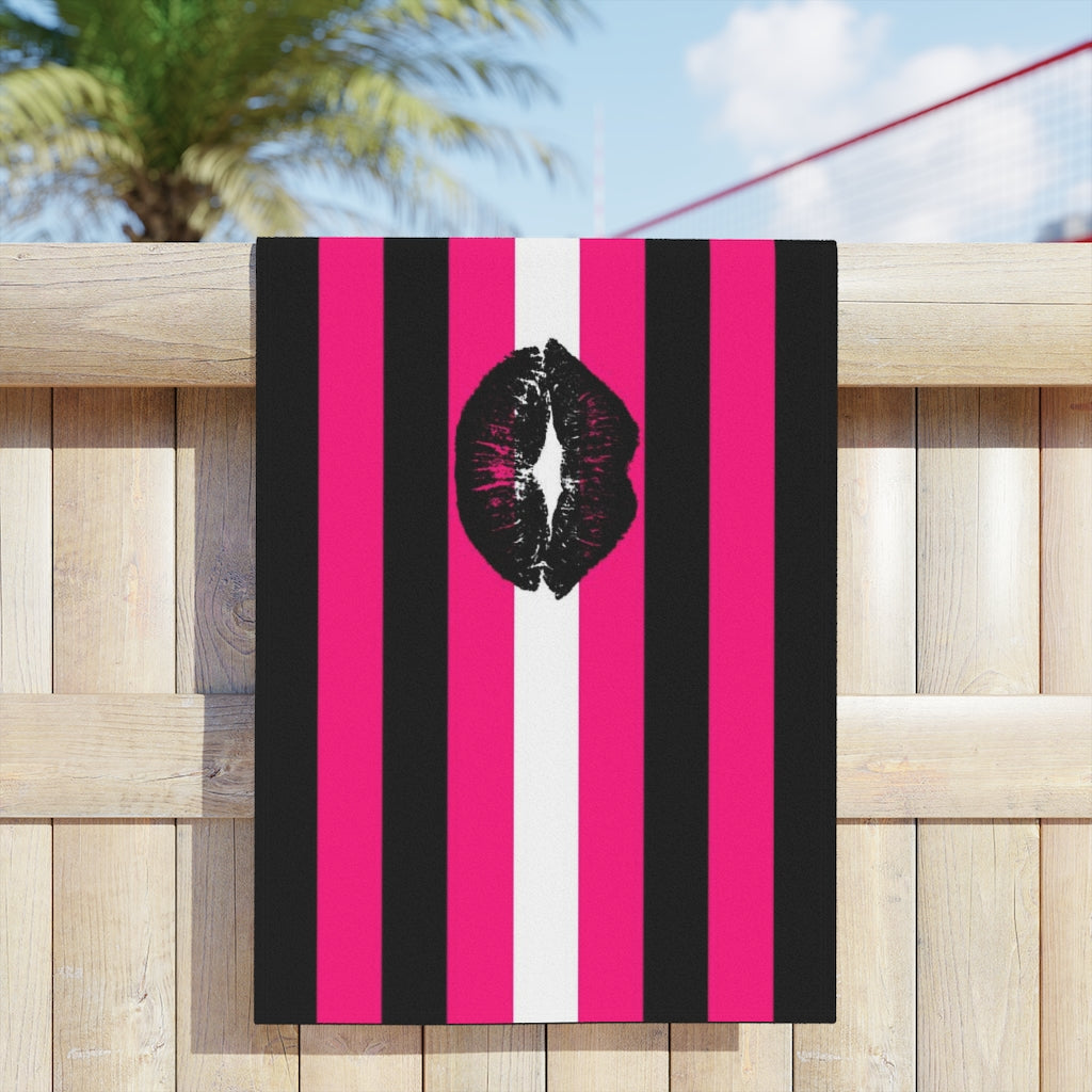 Queer Femme Pride Flag Beach Towels - 3 sizes