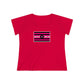Non-Binary Femme Pride Strip t-shirt - Curvy Cut Plus size Tee, sizes 14-28w 2xl-5xl