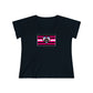 TransRomantic Queer Femme Pride Heart t-shirt - Curvy Cut Plus size Tee, sizes 14-28w 2xl-5xl