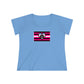 TransRomantic Queer Femme Pride Heart t-shirt - Curvy Cut Plus size Tee, sizes 14-28w 2xl-5xl