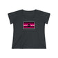 Non-Binary Femme Pride Strip t-shirt - Curvy Cut Plus size Tee, sizes 14-28w 2xl-5xl