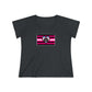 TransRomantic Queer Femme Pride Heart t-shirt - Curvy Cut Plus size Tee, sizes 14-28w 2xl-5xl