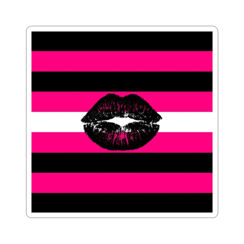 Square Queer Femme Pride 2x2 Stickers - waterproof - 5 sizes