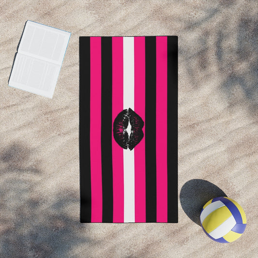 Queer Femme Pride Flag Beach Towels - 3 sizes