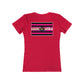 Femme-Visibility Kiss, Double Side Print T-shirt - up to 2x